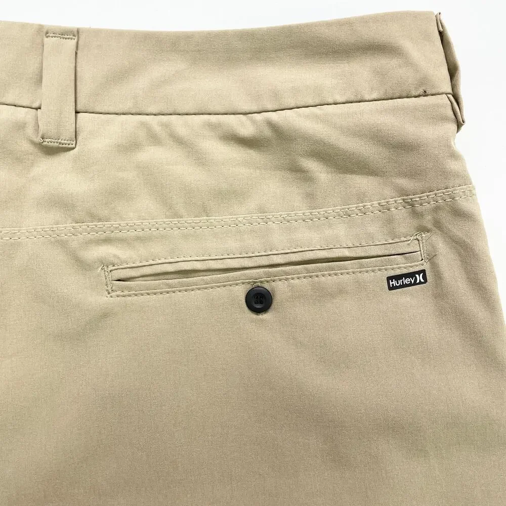 Hurley Boys 30 Phantom Walks Shorts Khaki Quick Dry Recycled Polyester CK1539